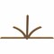 Ekena Millwork Redmond Smooth Timber Gable Bracket, Western Red Cedar, 96"W x 56"H x 1 1/2"D x 3 1/2"F, 14/12 Pitch GBW096X56X0204RED00SWR - alternate 2